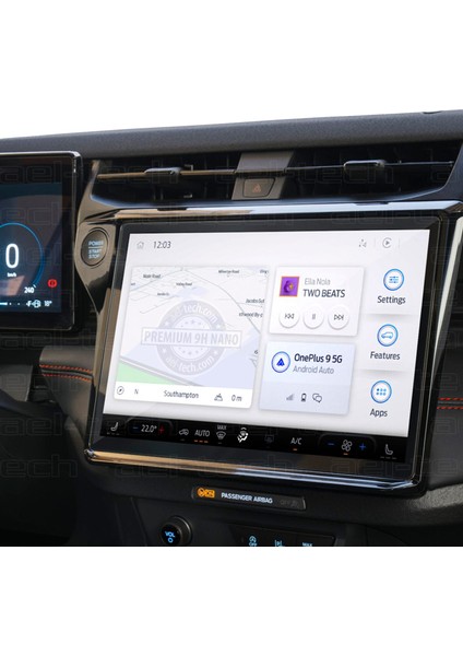 Ford Puma 2024-2025 Uyumlu 12 Inç Navigasyon 9h Nano Ekran Koruyucu fiyatları