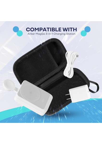 Anker Maggo Manyetik Taşınabilir Şarj Cihazı Taşıma Çantası Naylon+Eva Saklama Tutucu Çantası (Yurt Dışından) indirimleri