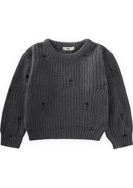 Selanik Triko Kazak 2-8 Yaş Antrasit