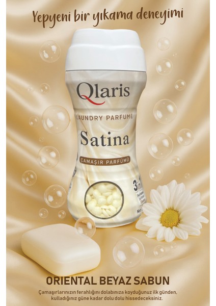 Vegan Formüllü Granül Çamaşır Parfümü & Çamaşır Yumuşatıcısı Satina 210 gr