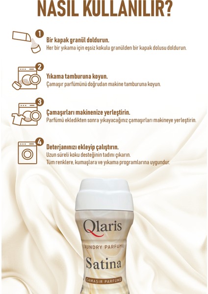 Vegan Formüllü Granül Çamaşır Parfümü & Çamaşır Yumuşatıcısı Satina 210 gr fiyatları