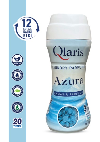 Vegan Formüllü Granül Çamaşır Parfümü & Çamaşır Yumuşatıcısı Azura 210 gr modelleri
