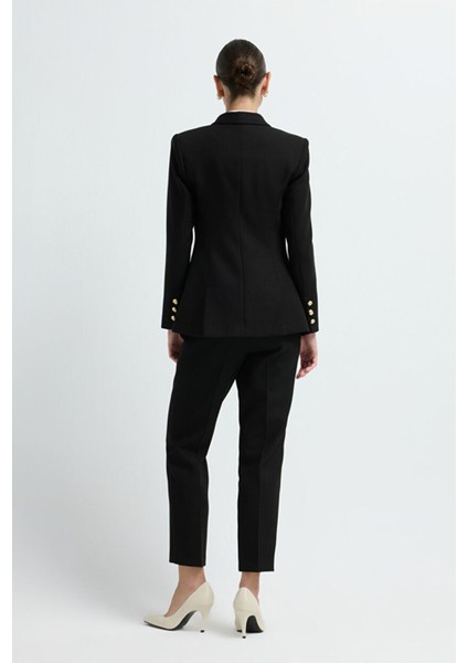 Asimetrik Ceket Siyah 11942100004 indirimleri