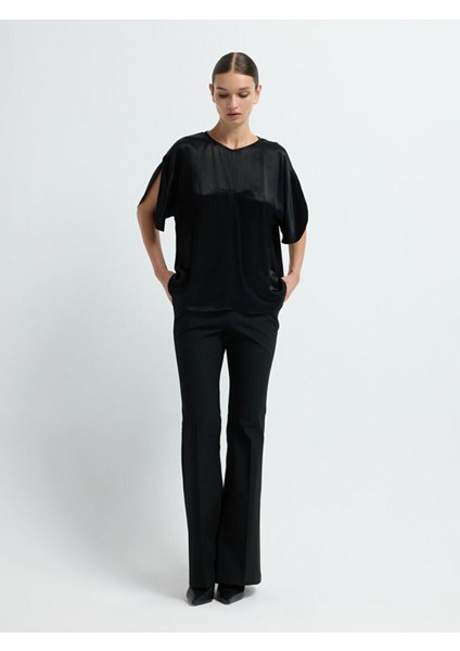 Kısa Kollu Bluz Siyah 11545762000 modelleri