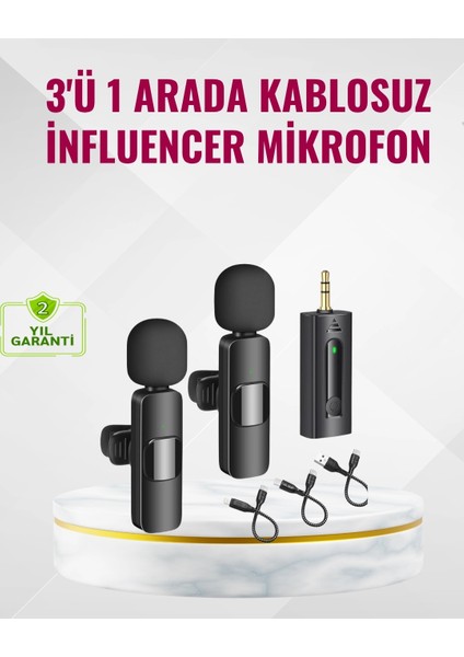 Küçük Boyutlu Mikrofon - 8 Saat Kullanım