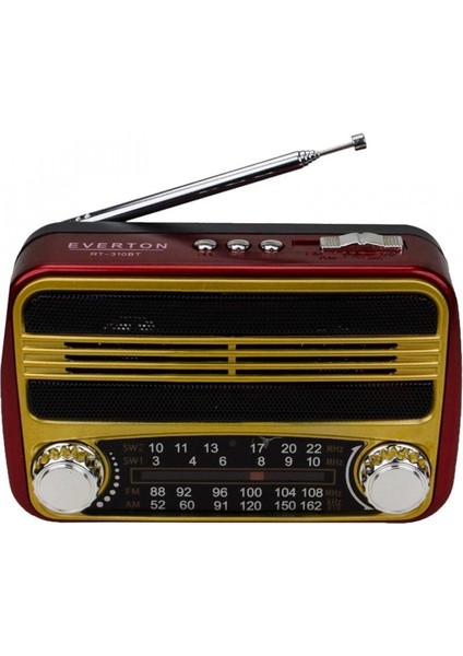 Bluetoothlu Nostaljik Radyo USB Mp3 Player RT-310