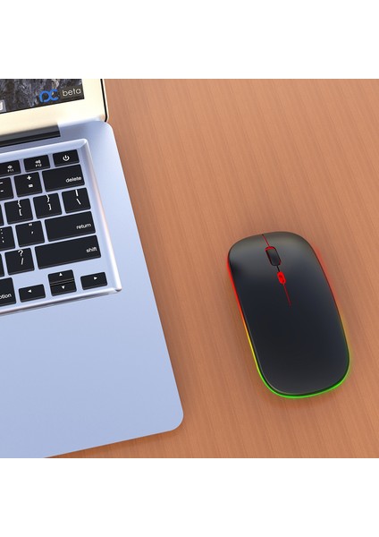 Renkli Rgb Arka Aydınlatmalı M40 Çift Modlu Kablosuz Fare (2.4g + Bluetooth), Ofis/ev Için Sessiz Tıklama, Dizüstü Bilgisayar/pc/tablet ile Uyumlu (Yurt Dışından) indirimleri