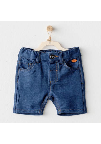 AC25939 Casual Bebek Şort Indigo