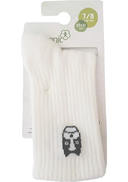 Biorganic New Animals Yaş Soket Çorap 68425 Ekru