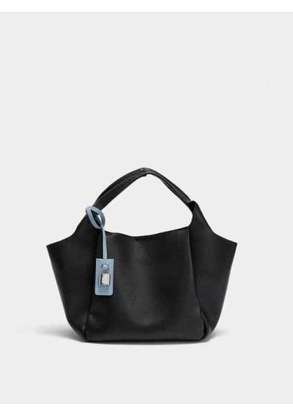 Çıkarılabilir Charm'lı Tote Çanta