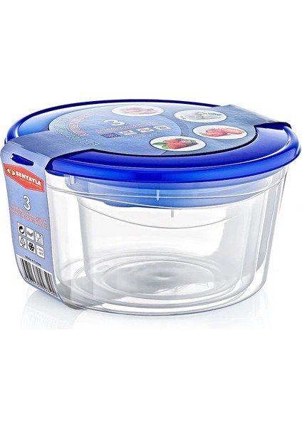 3'lü Derin Saklama Kabı Seti