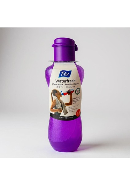 Titiz Waterfresh 750 ml Spor Matara - Bpa Içermez, Taşınabilir Su Şişesi - Mor fırsatları