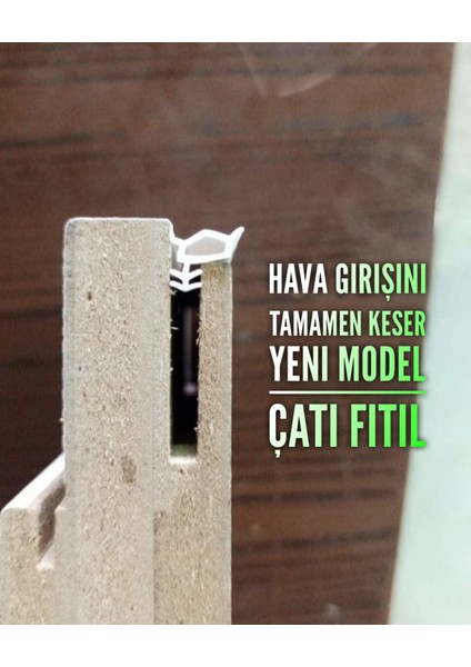 Amerikan Kapı Fitili 25MT Kanatlı Çatı Tipi Fitil Beyaz 10MM Çift Kanatlı Üretim fiyatları