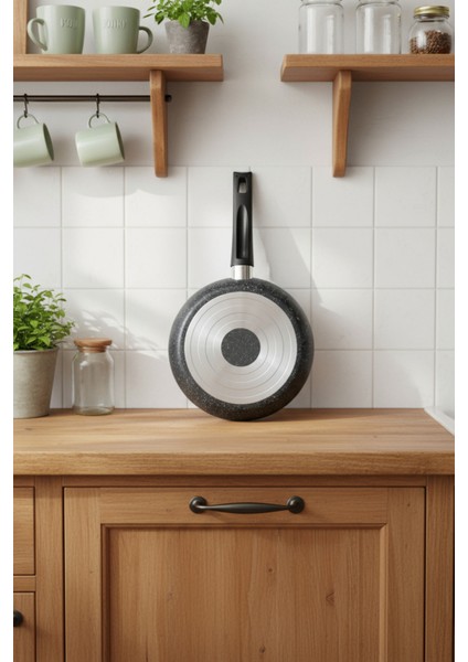 Athelas 3 Parça Tava ve Sahan Seti Gri (16-18-24 Cm) indirimleri