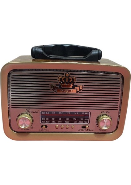 19 cm 3 Bant Nostajik USB Bluetooth Radyo 2856