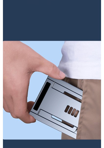 Ayarlanabilir Katlanabilir Masaüstü Telefon Tutucu Gri Plastik modelleri