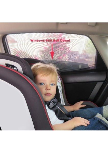 2 Li Oto Cam Güneşlik Araba Gölgelik Perde Araç Içi Yan Cam Pencere Güneşliği Arka Cam Kılıfı Örtüsü