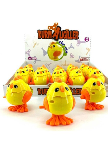 Sevimli Oyuncak Kurmalı Zıplayan Civciv