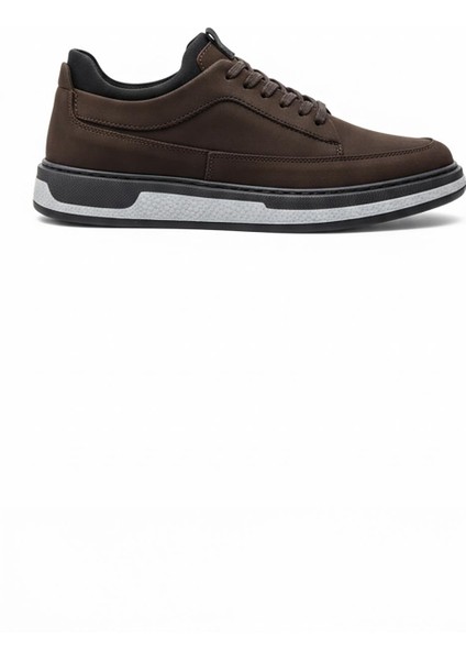 Kahverengi Nubuk Erkek Hakiki Deri Ayakkabı 666.1800