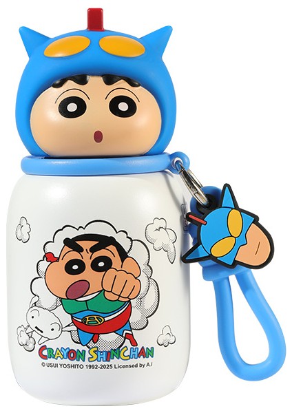 [orijinal Crayon Shin-Chan] Mini Termos Bardağı 316 Gıda Sınıfı Çocuk Su Bardağı Taşınabilir Yüksek Görünümlü Bardağı (Yurt Dışından)
