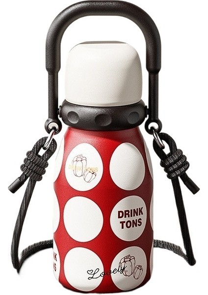 Paslanmaz Çelik Termos Bardağı Öğrenci Büyük Kapasiteli Dopamin Su Bardağı Üç Içecek Termos Su Isıtıcısı (Yurt Dışından)