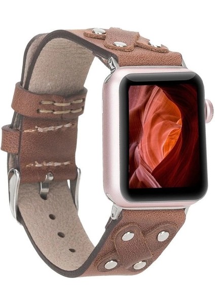 Apple Watch Uyumlu Deri Kordon Cross 42-44-45MM St TN02 indirimleri