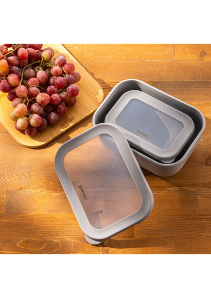 Lora 2'li Saklama Kabı Gri fiyatları