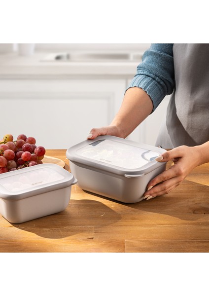 Lora 2'li Saklama Kabı Gri fırsatları