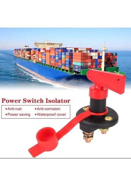 MR-275 Akü Devre Kesici Şalteri 100A 2p 12-48V On-Off 100 Amper M10 indirimleri