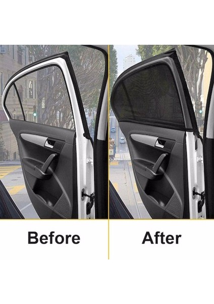 Oto Güneşlik ve Sinek Koruyucu Perde | 1 Adet Araç Yan Cam Güneş Önleyici Tr