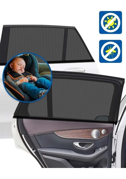 Oto Güneşlik ve Sinek Koruyucu Perde | 1 Adet Araç Yan Cam Güneş Önleyici Tr fiyatları