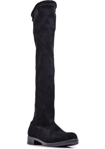 Siyah Süet Kadın Çizme 097.972.K.20711