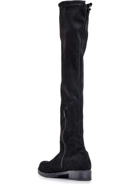 Siyah Süet Kadın Çizme 097.972.K.20711 modelleri