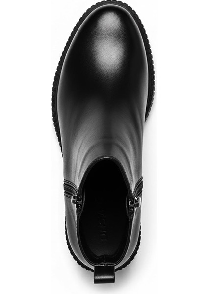 Siyah Kadın Hakiki Deri Topuklu Bot 215.091 indirimleri