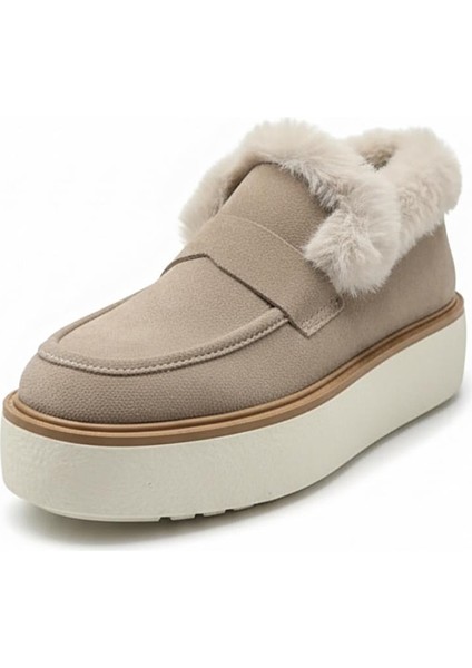 Bej Süet Kadın Hakiki Deri Bot 597.1421 fiyatları