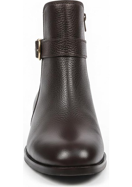 Kahverengi Kadın Hakiki Deri Bot 645.48814 fiyatları