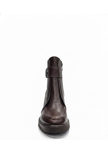 Kahverengi Kadın Hakiki Deri Topuklu Bot 039.1101 modelleri