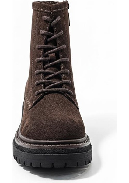 Kahverengi Süet Kadın Hakiki Deri Bot 645.46606 modelleri