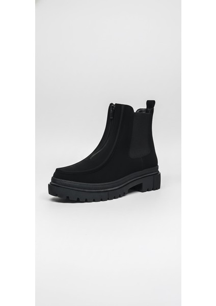 Siyah Nubuk Kadın Hakiki Deri Bot 074.616 fiyatları