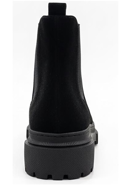 Siyah Süet Kadın Hakiki Deri Bot 074.615 indirimleri