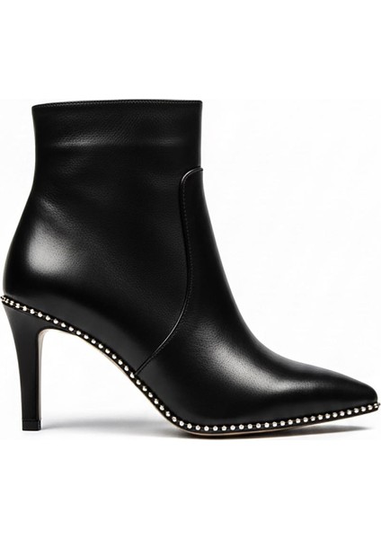 Siyah Kadın Topuklu Bot 240.46-3002