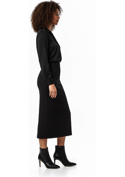 Siyah Kadın Topuklu Bot 240.46-3002 fiyatları