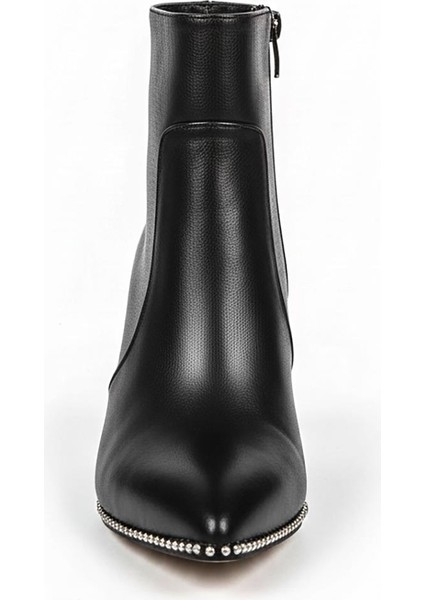 Siyah Kadın Topuklu Bot 240.46-3002 fırsatları