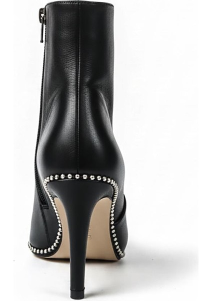 Siyah Kadın Topuklu Bot 240.46-3002 indirimleri