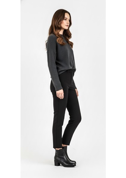 Siyah Kadın Hakiki Deri Topuklu Bot 617.5804 indirimleri