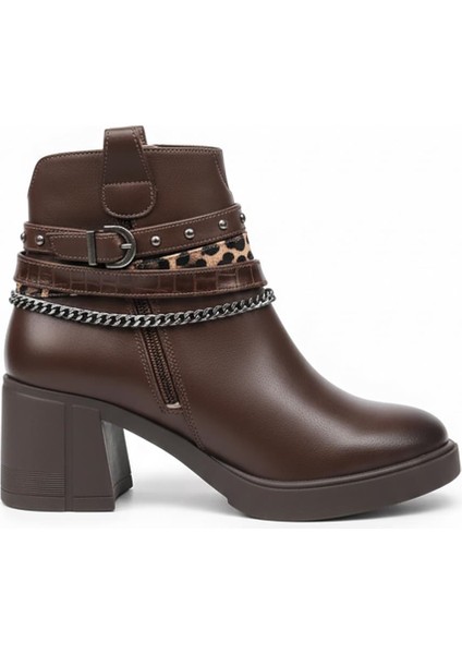 Kahverengi Kadın Topuklu Bot 640.5290-02