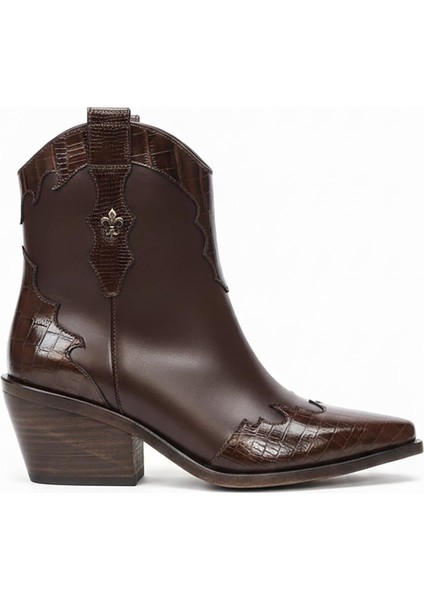 Kahverengi Kadın Topuklu Bot 640.58151-02