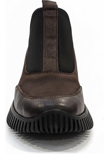 Kahverengi Nubuk Kadın Hakiki Deri Bot 712.40101 modelleri