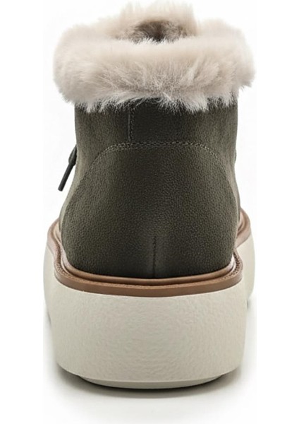 Yeşil Süet Kadın Hakiki Deri Bot 597.3637 indirimleri