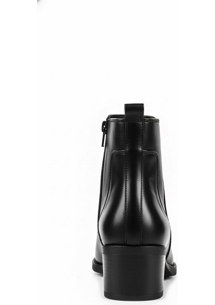 Siyah Kadın Hakiki Deri Topuklu Bot 440.25K-027-011 indirimleri